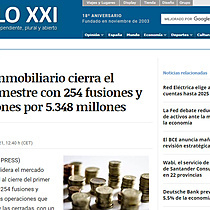 El sector inmobiliario cierra el primer semestre con 254 fusiones y adquisiciones por 5.348 millones